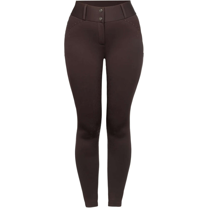 Cavallo Pantaloni da Equitazione CavalCandera Grip Mobile Full Grip Café Noir