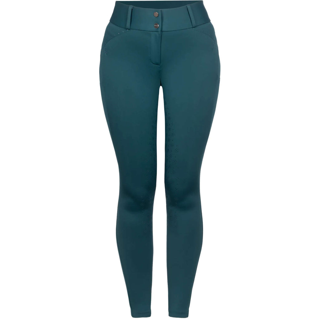 Cavallo Pantaloni da Equitazione CavalCandera Grip Mobile Full Grip Dark Peacock