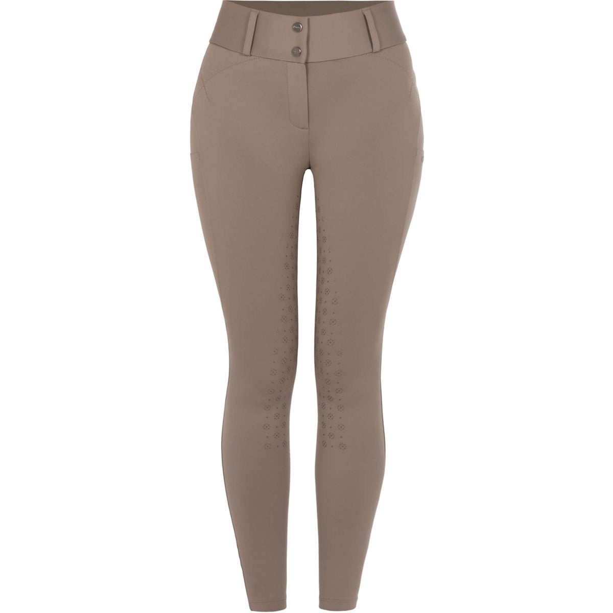 Cavallo Pantaloni da Equitazione CavalCandera Grip Mobile Full Grip Mocha Latte