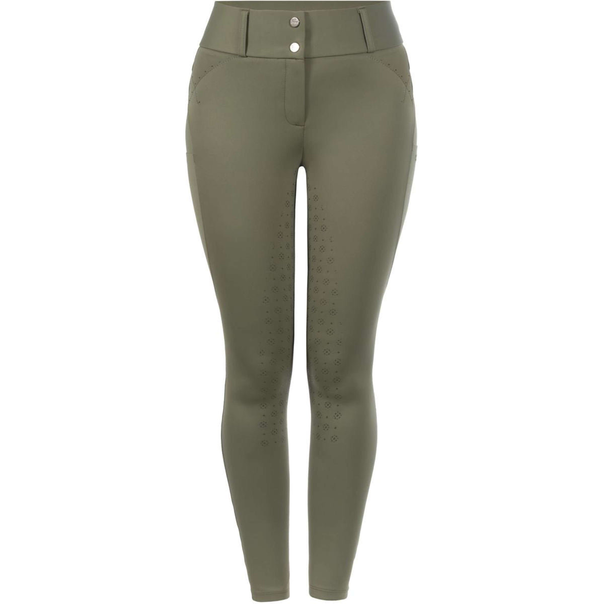 Cavallo Pantaloni da Equitazione Cavalcandera Grip Mobile Full Grip Tea Leaf