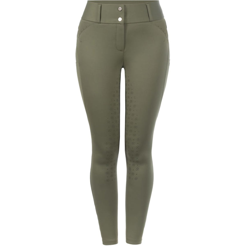 Cavallo Pantaloni da Equitazione Cavalcandera Grip Mobile Full Grip Tea Leaf