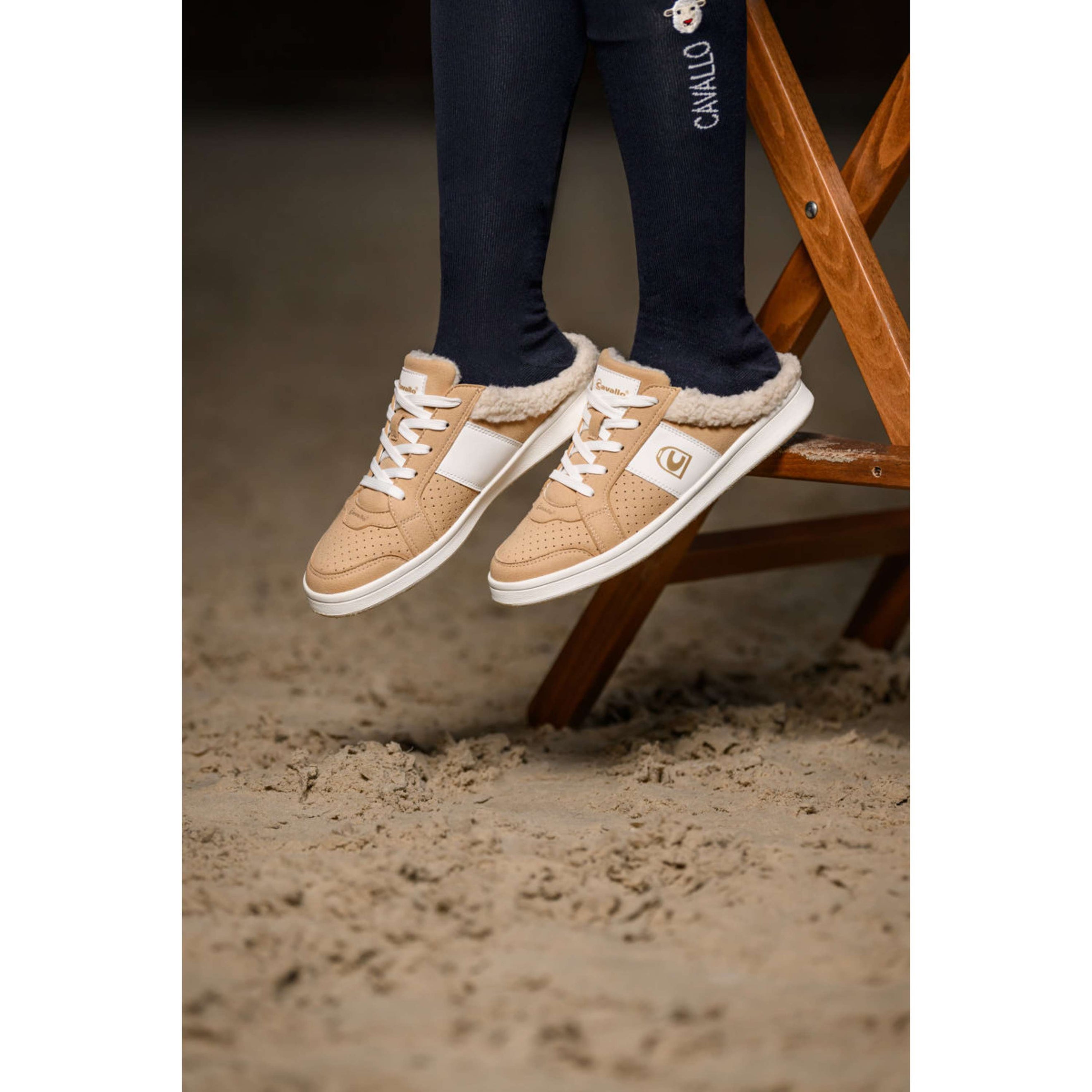 Cavallo Sneakers Slip-on CavalDede con Tallone Aperto Sand Stone