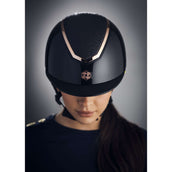 Charles Owen Casco da equitazione Kylo Sparkly MIPS Black Gloss/Rose Gold