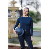 Charles Owen Casco da equitazione Kylo Wide Peak MIPS Navy Matte/Pewter