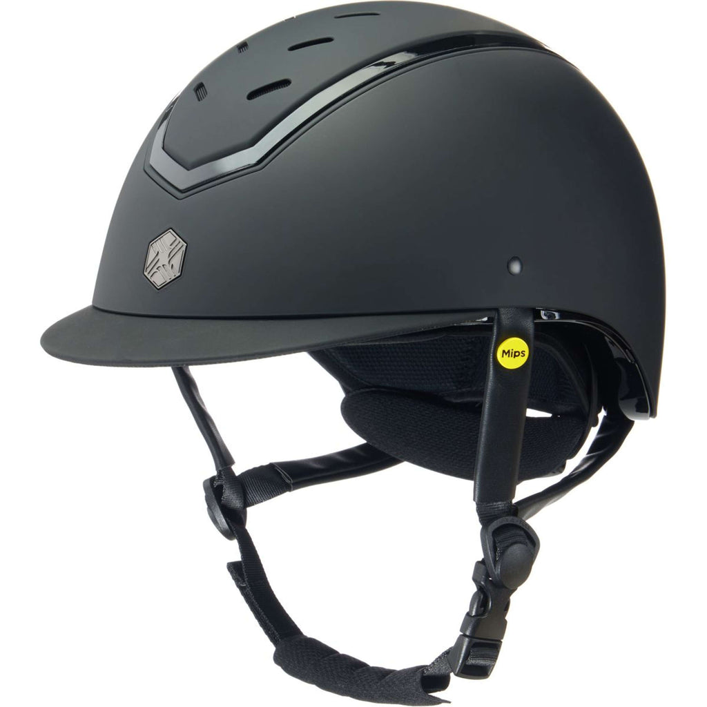 Charles Owen Casco da equitazione Kylo MIPS Black Matte/Black Gloss