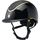 Charles Owen Casco da equitazione Kylo Sparkly MIPS Black Gloss/Rose Gold