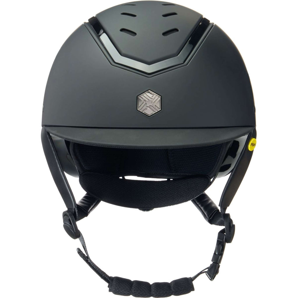 Charles Owen Casco da equitazione Kylo MIPS Black Matte/Black Gloss