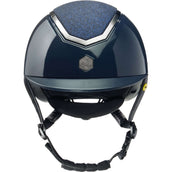 Charles Owen Casco da equitazione Kylo Sparkly MIPS Navy Gloss/Pewter
