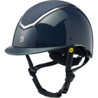 Charles Owen Casco da equitazione Kylo Sparkly MIPS Navy Gloss/Pewter