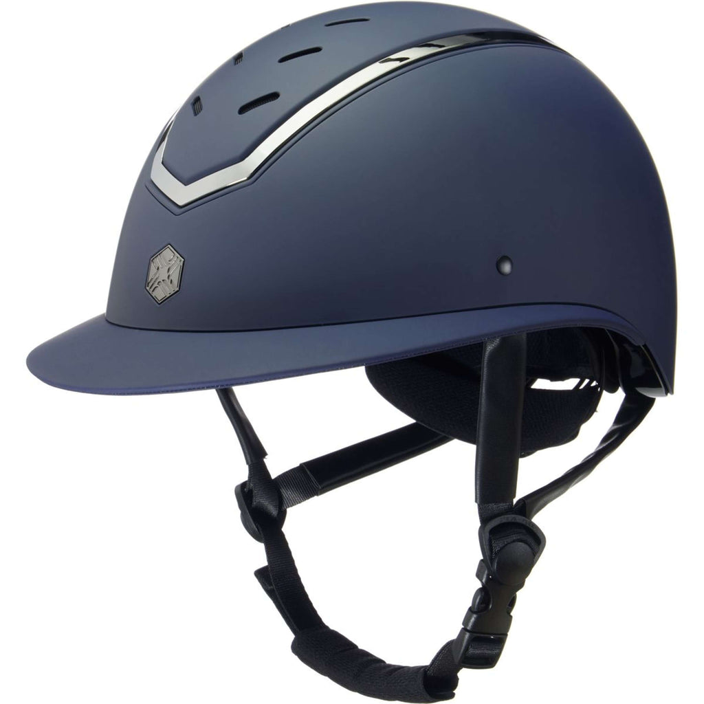 Charles Owen Casco da equitazione Kylo Wide Peak Navy Matte/Pewter
