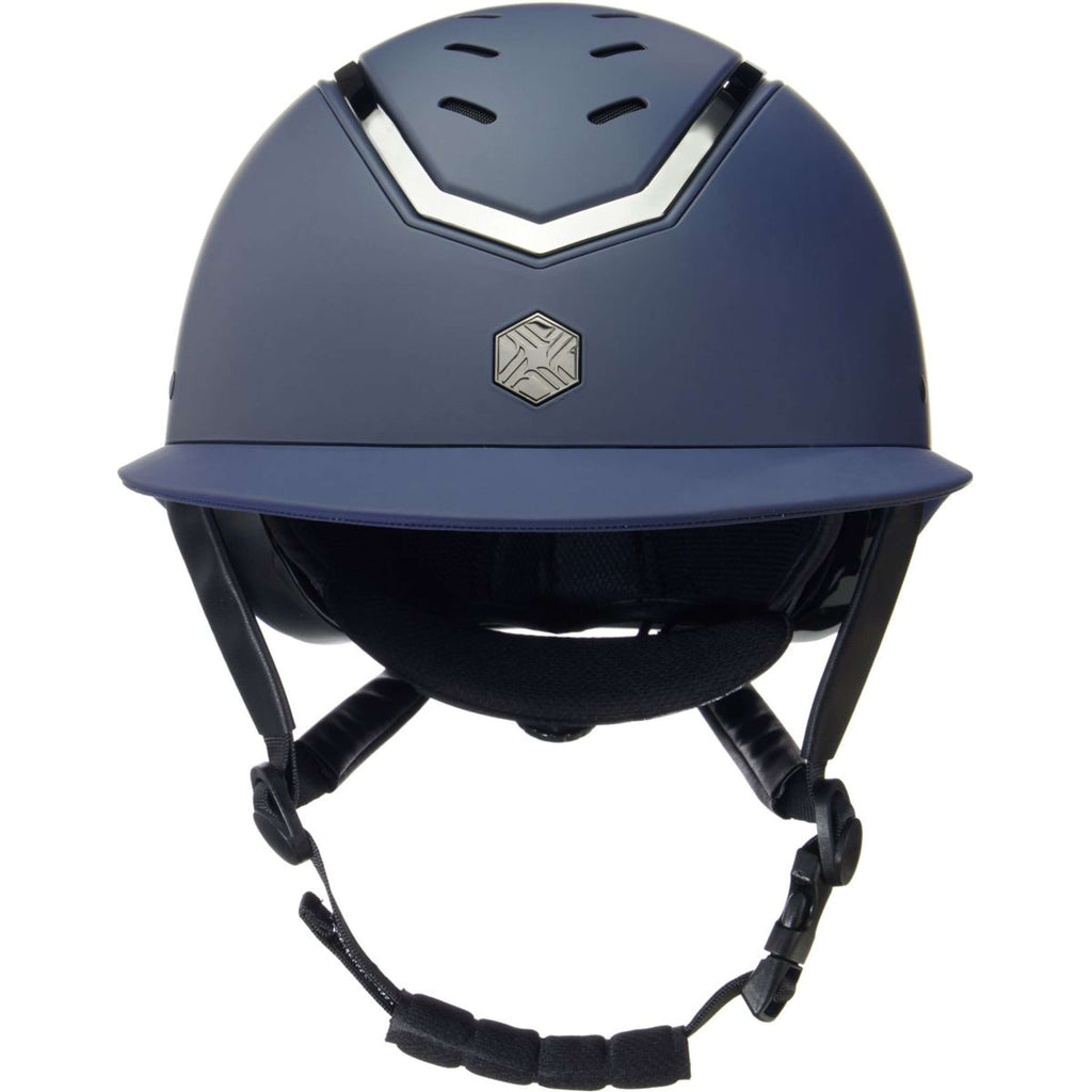 Charles Owen Casco da equitazione Kylo Wide Peak Navy Matte/Pewter