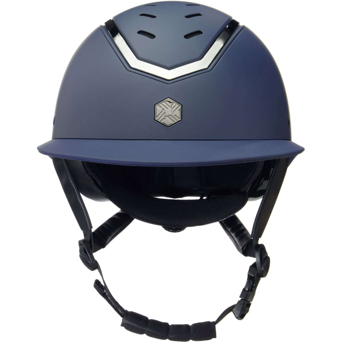 Charles Owen Casco da equitazione Kylo Wide Peak Navy Matte/Pewter