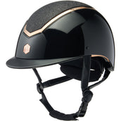 Charles Owen Cappellino Kylo Sparkly Black Gloss/Rose Gold