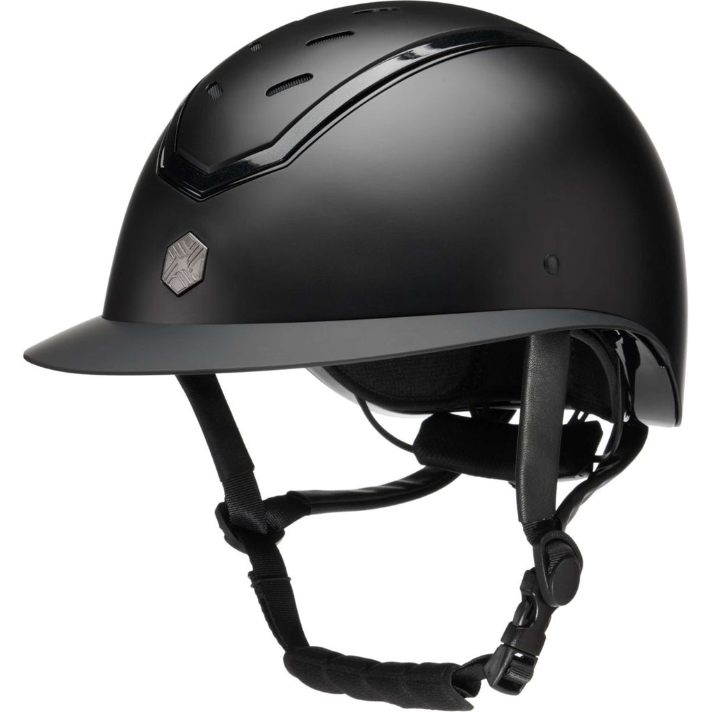 Charles Owen Casco da equitazione Kylo Wide Peak Black Matte/Black Gloss