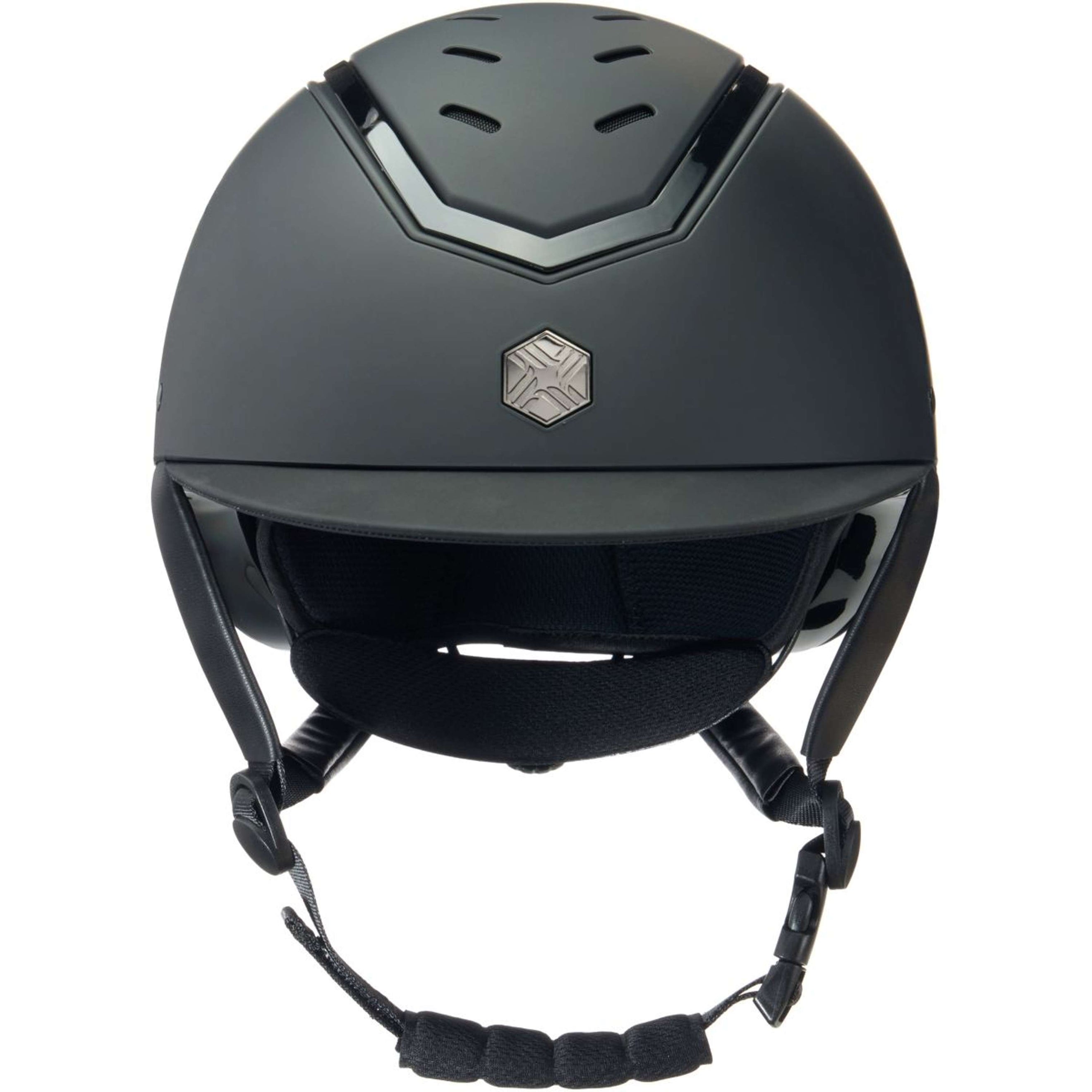 Charles Owen Casco da equitazione Kylo Black Matte/Black Gloss