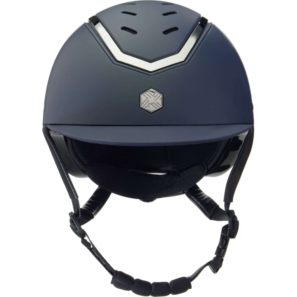 Charles Owen Casco da equitazione Kylo Navy Matte/Pewter