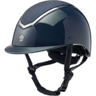 Charles Owen Casco da equitazione Kylo Sparkly Navy Gloss/Pewter