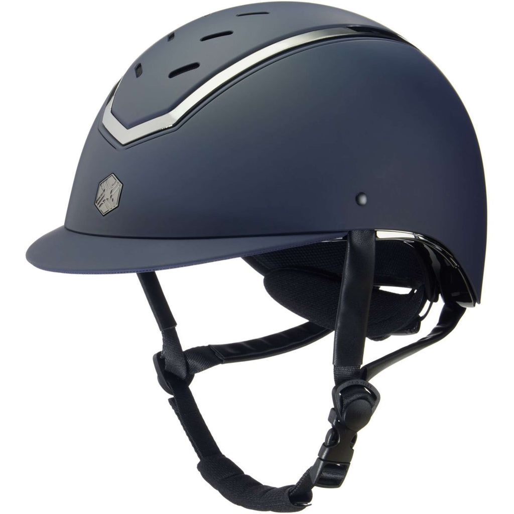 Charles Owen Casco da equitazione Kylo Navy Matte/Pewter