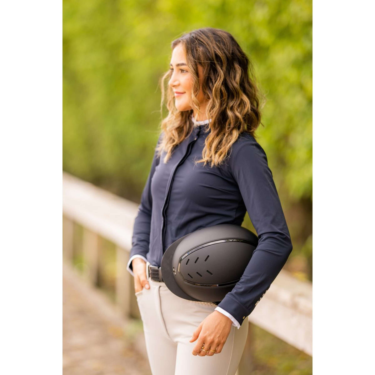 Charles Owen Casco da equitazione Kylo MIPS Black Matte/Black Gloss