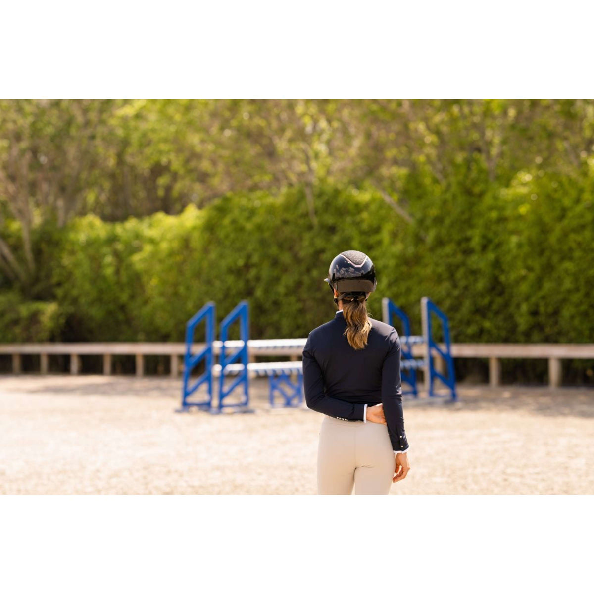 Charles Owen Casco da equitazione Kylo Sparkly MIPS Navy Gloss/Pewter