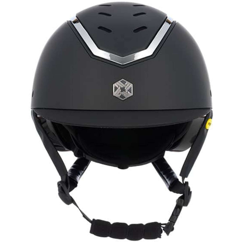 Charles Owen Casco da equitazione Kylo MIPS Black Matte/Silver