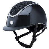 Charles Owen Casco da equitazione Kylo Crystal Navy Gloss/Silver