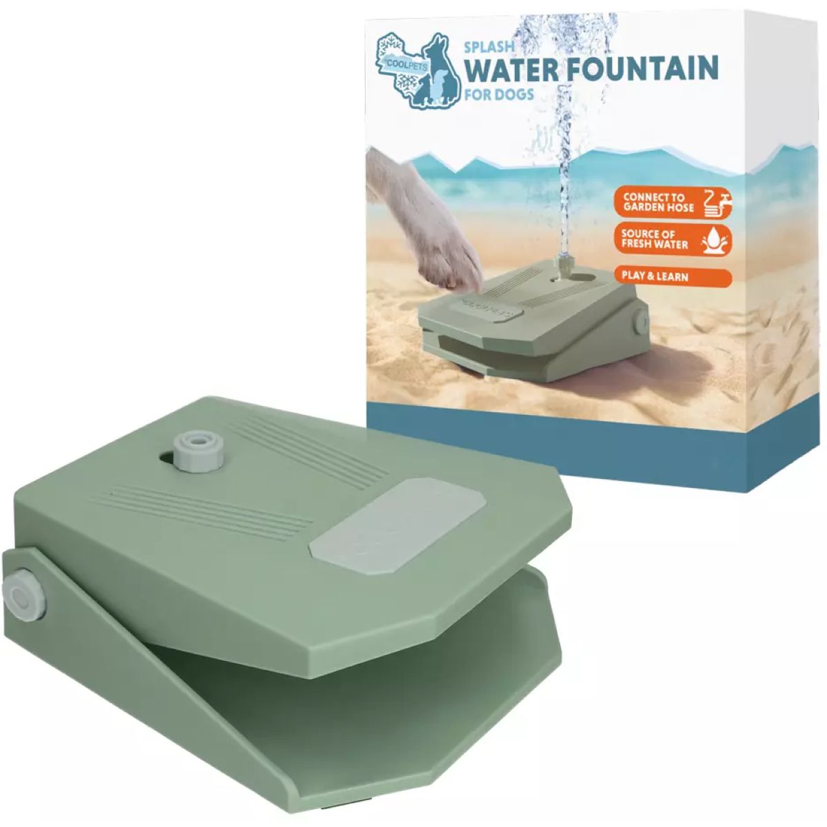 CoolPets Fontana Splash Aqua Oliva