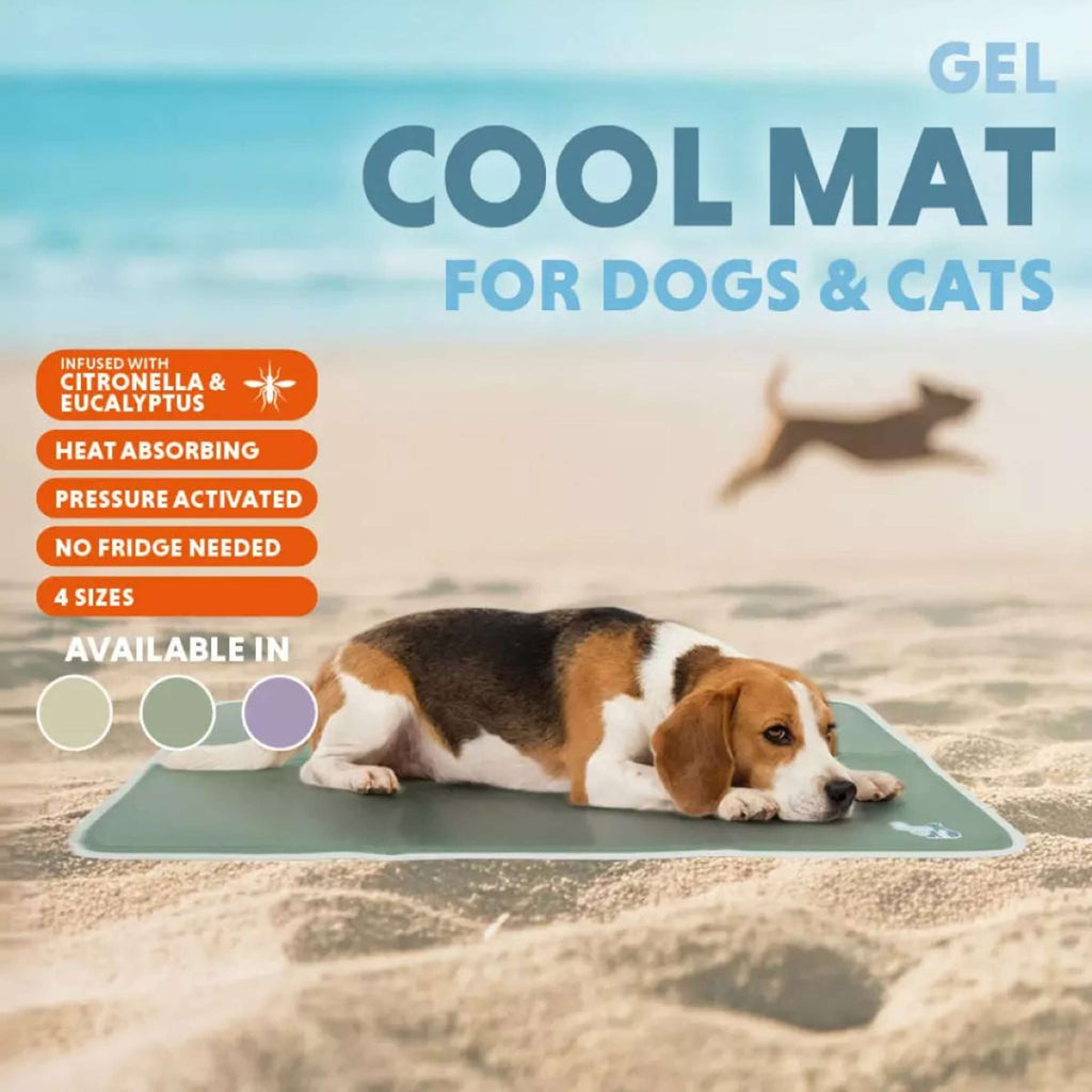 CoolPets Tappetino Rinfrescante Gel Oliva
