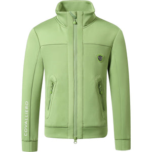Covalliero Felpa con cappuccio e zip SS25 Verde