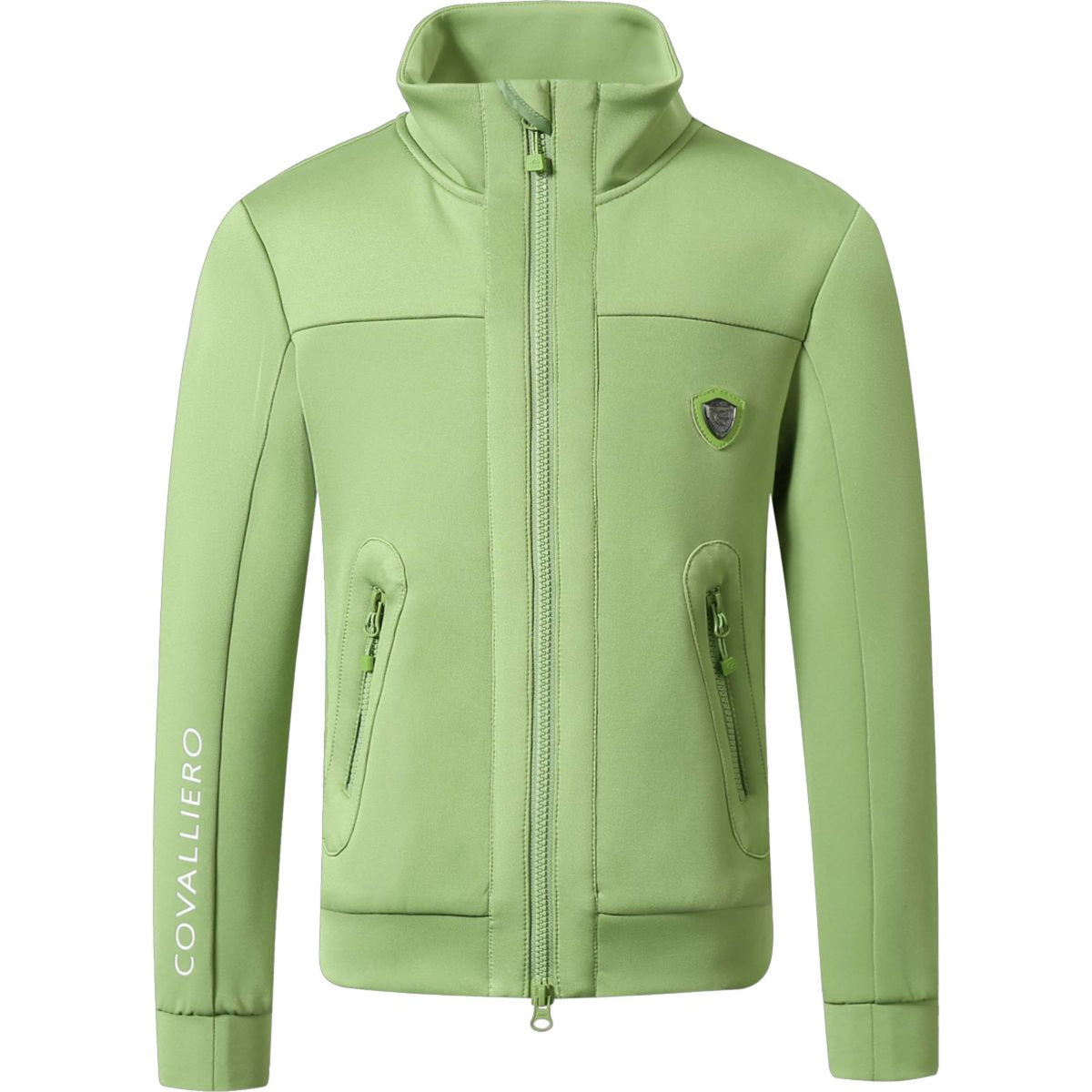Covalliero Felpa con cappuccio e zip SS25 Verde