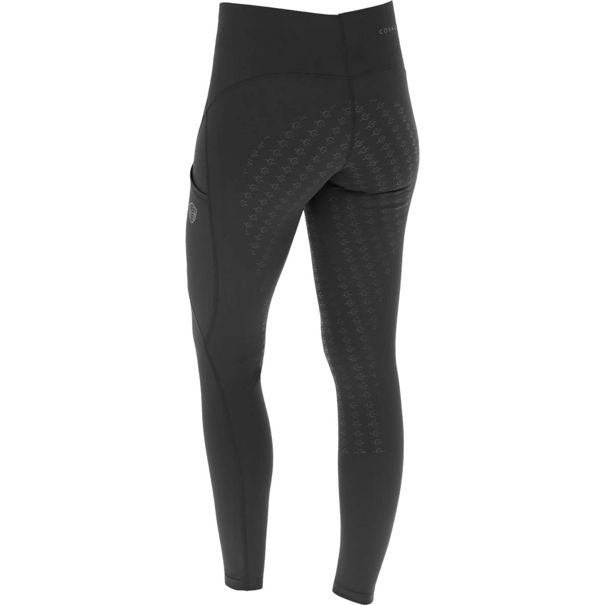 Covalliero Leggings da Equitazione Full Grip SS25 Nero