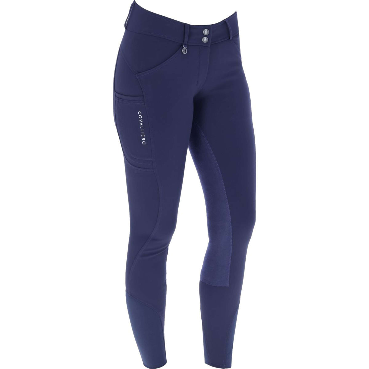Covalliero Calzoni Premium Leather Full Grip SS25 Dark Navy