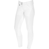Covalliero Pantaloni da Equitazione Premium Leather Full Grip SS25 Bianco