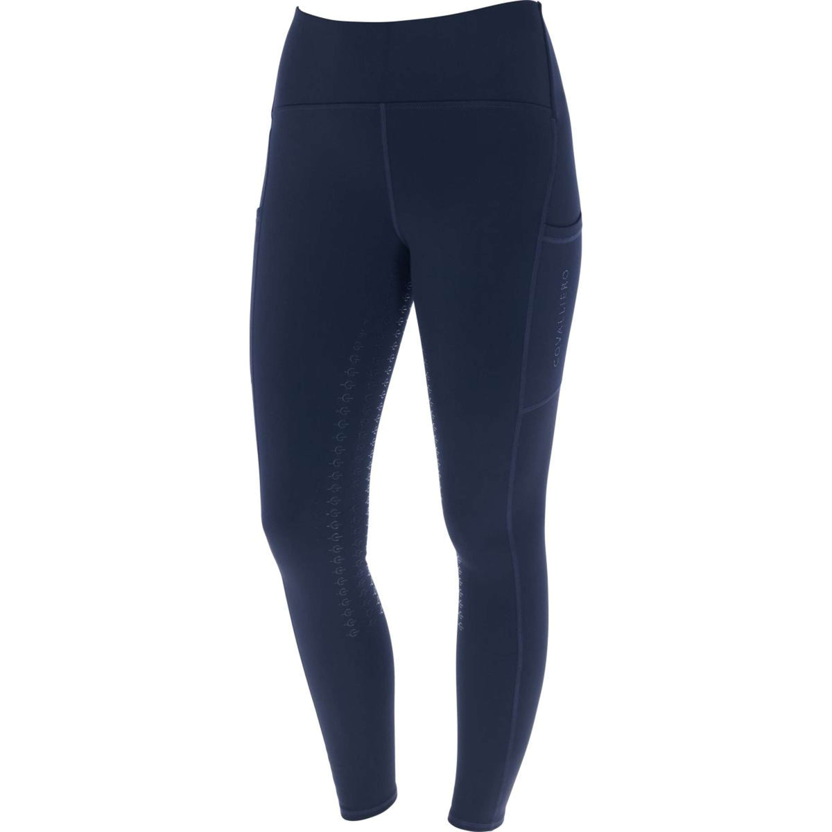 Covalliero Leggings da Equitazione AW25 Full Grip Dark Navy