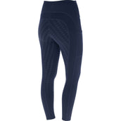 Covalliero Leggings da Equitazione AW25 Full Grip Dark Navy