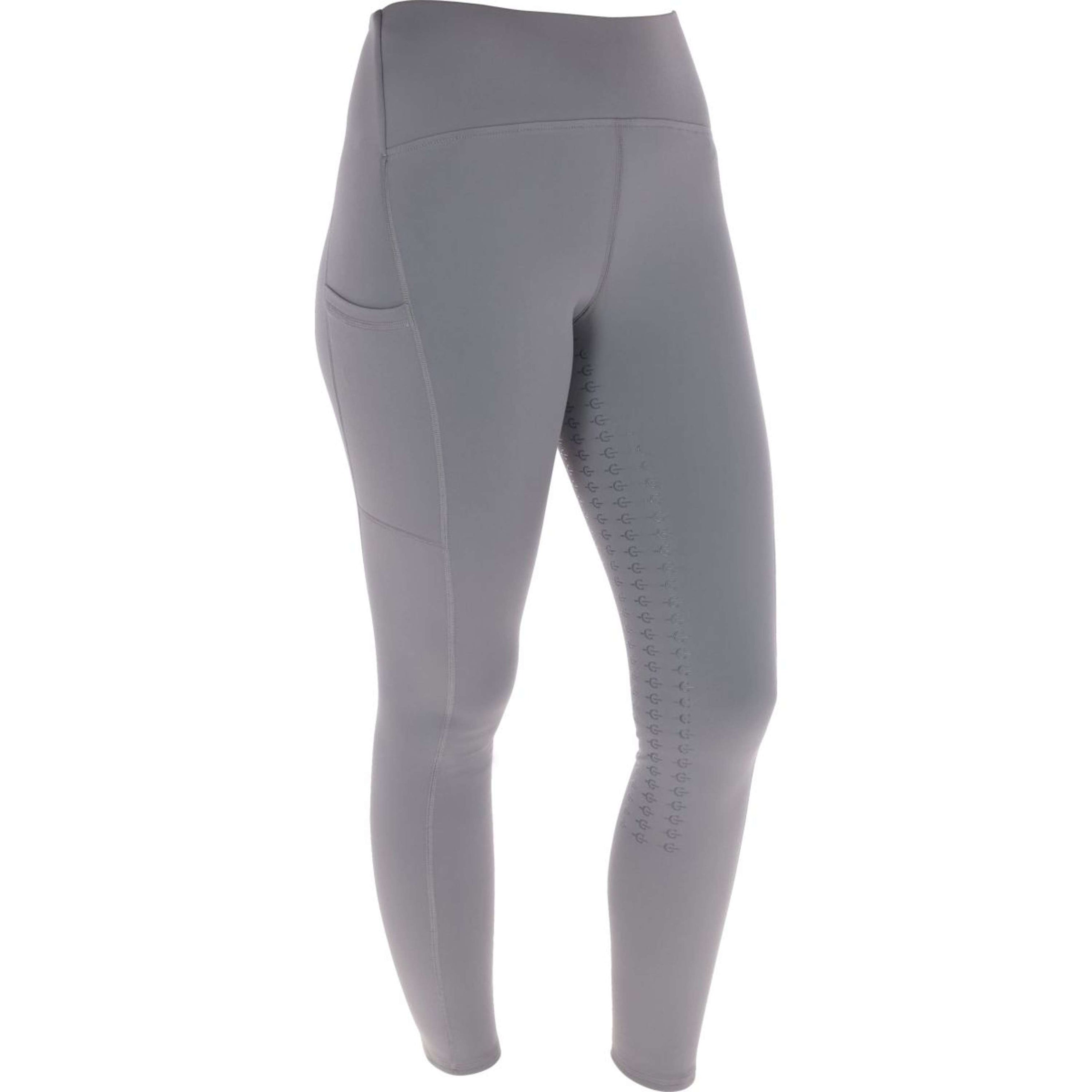 Covalliero Leggings da Equitazione AW25 Full Grip Steel Grey