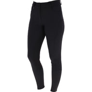 Covalliero Pantaloni da Equitazione AW25 Leather Full Grip Nero