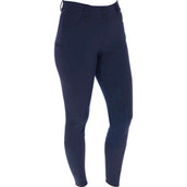 Covalliero Pantaloni da Equitazione AW25 Leather Full Grip Dark Navy