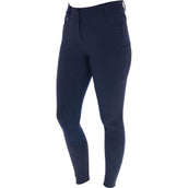 Covalliero Pantaloni da Equitazione AW25 Leather Full Grip Dark Navy