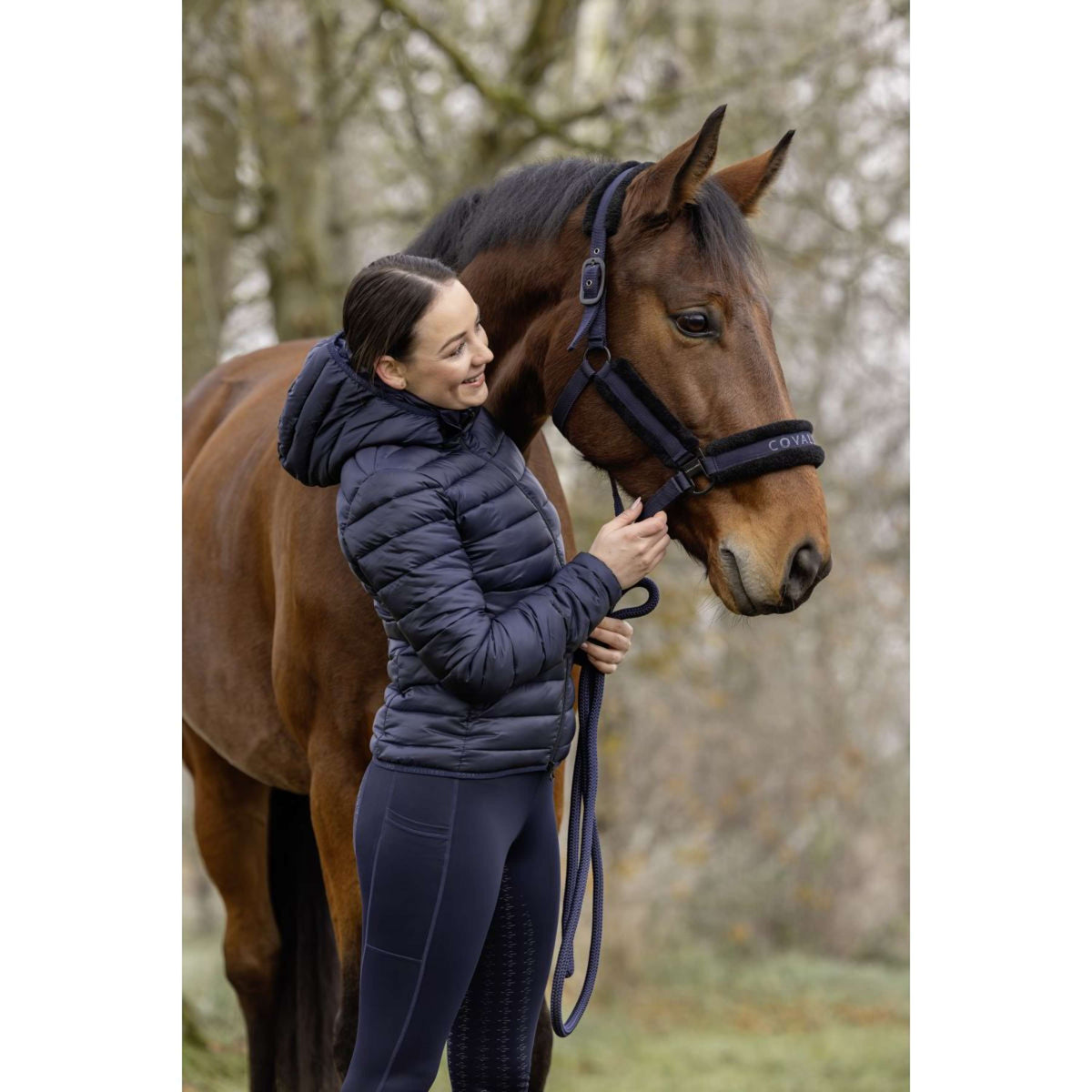 Covalliero Giacca Quilted AW25 Dark Navy