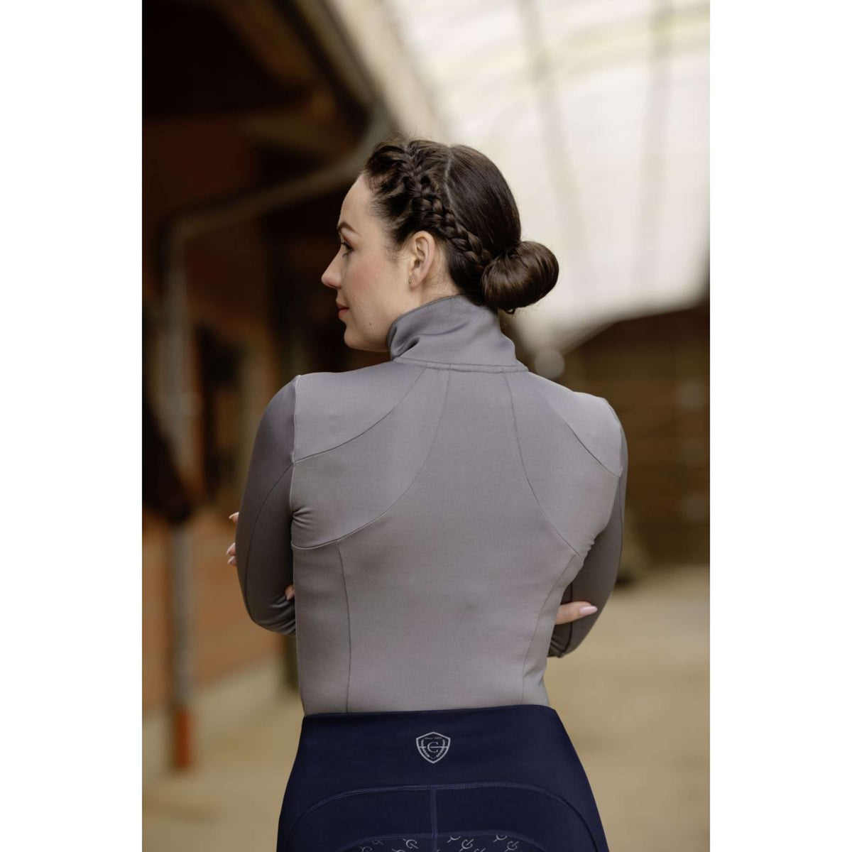 Covalliero Shirt AW25 Maniche Lunghe Steel Grey