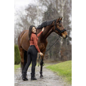Covalliero Pantaloni da Equitazione AW25 Leather Full Grip Nero