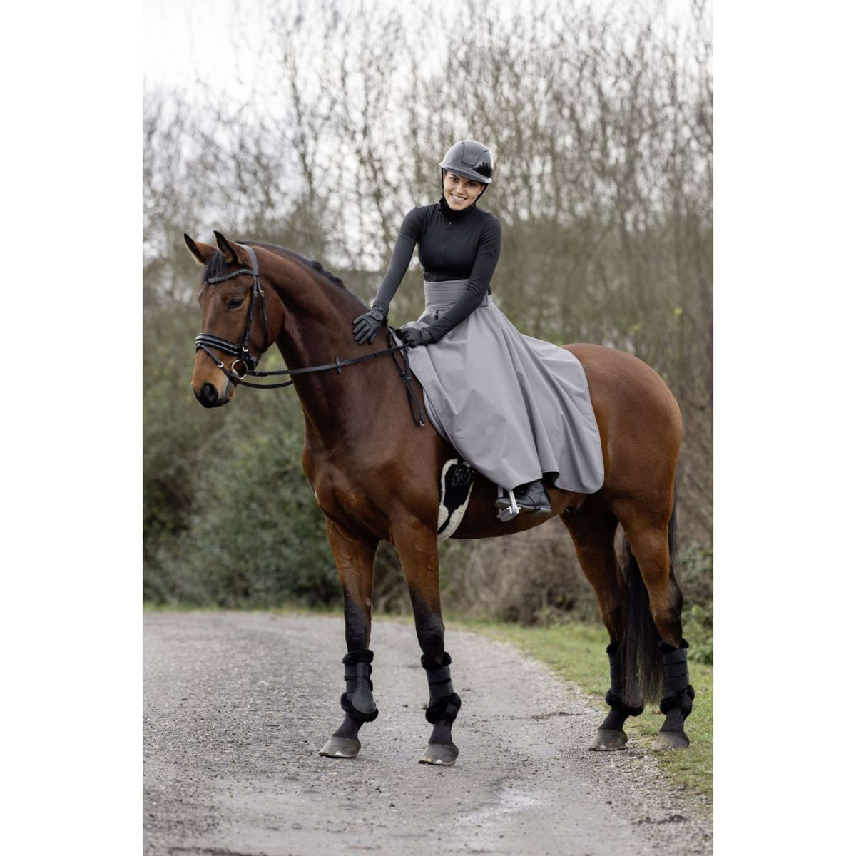 Covalliero Gonna da Equitazione Thermal AW25 Steel Grey