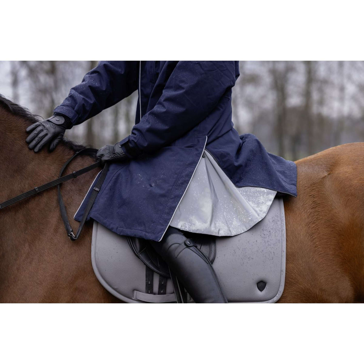 Covalliero Cappotto Lungo Arctic AW25 Dark Navy