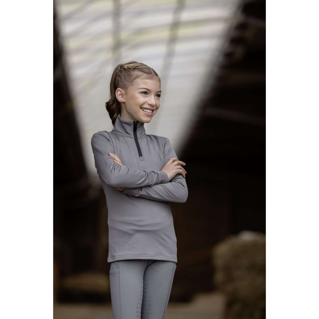 Covalliero Maglia AW25 Kids Maniche Lunghe Steel Grey