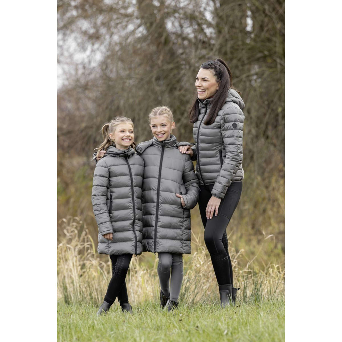 Covalliero Cappotto Lungo AW25 Kids Steel Grey
