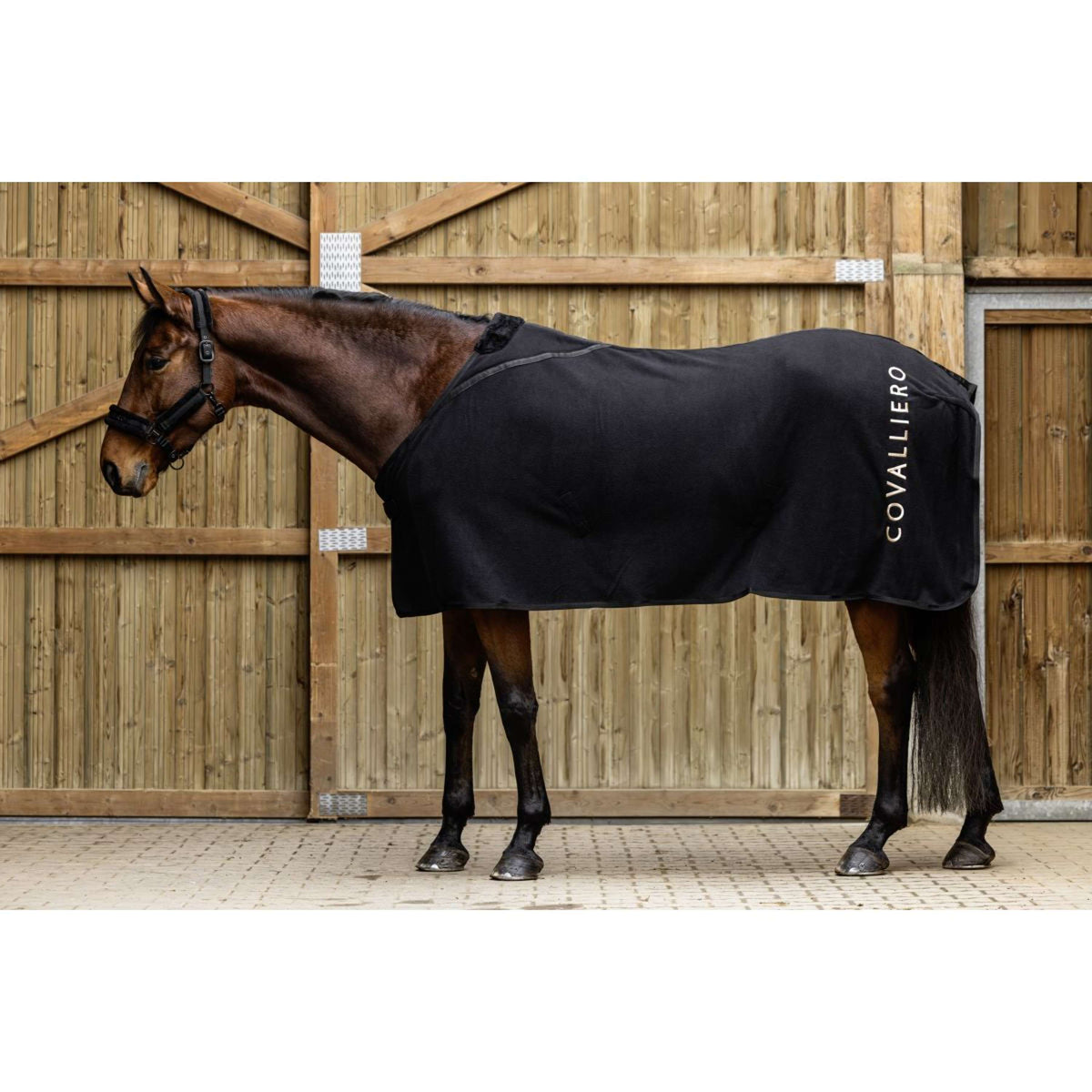 Covalliero Coperta in Pile AW25 Nero