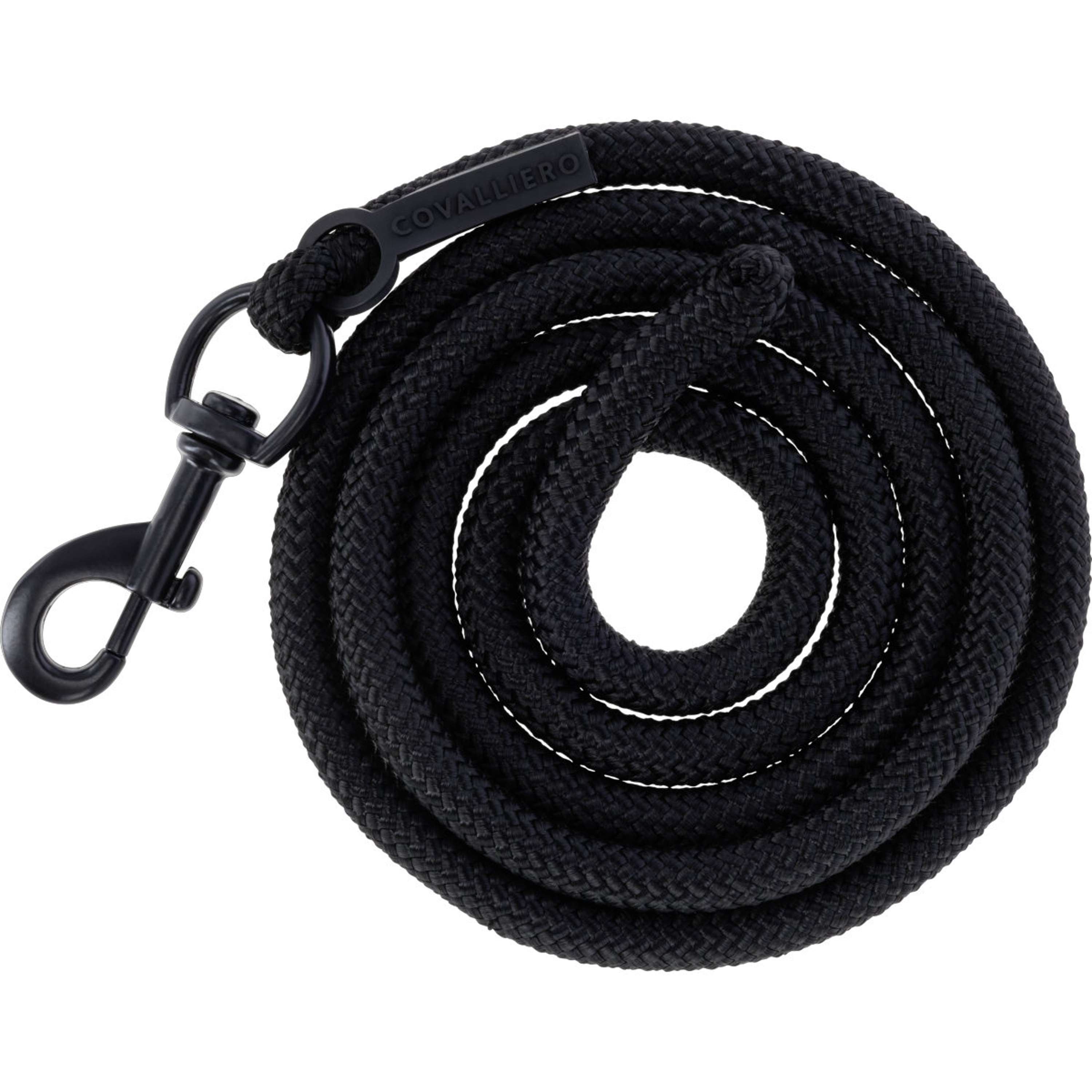 Covalliero Corda per cavezza AW26 con Moschettone Nero