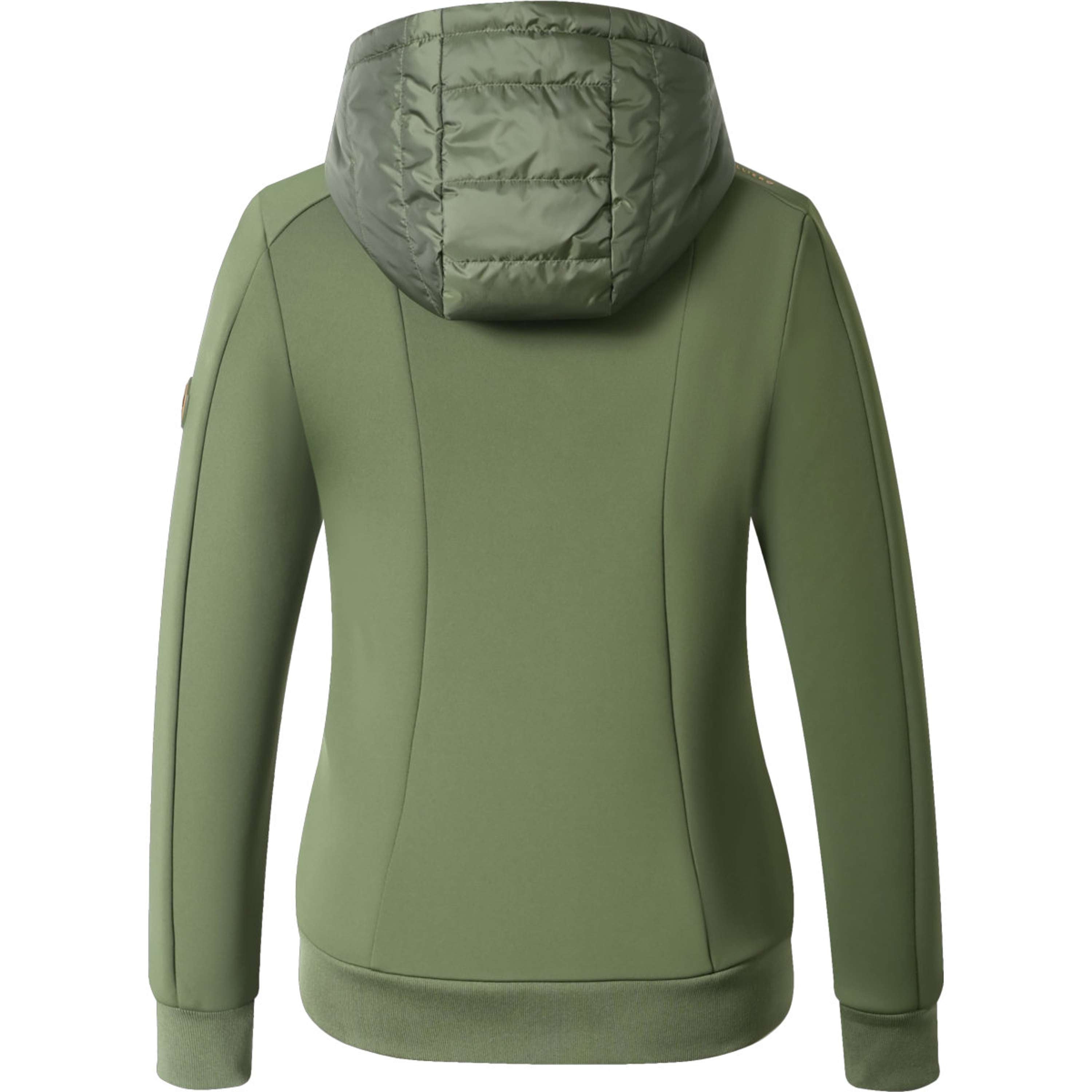 Covalliero Felpa con cappuccio e zip AW26 Forest Green