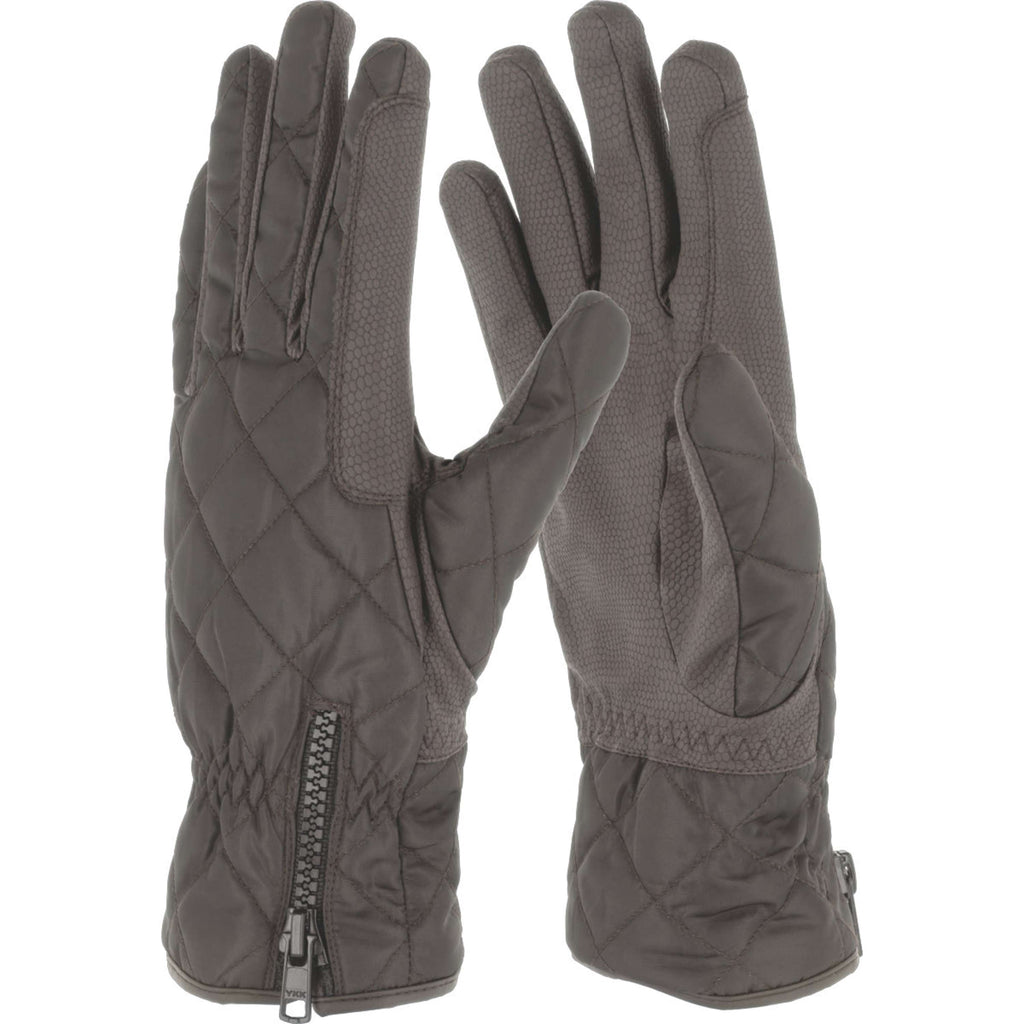 Covalliero Guanti da Equitazione Arktis AW26 Milky Chocolate